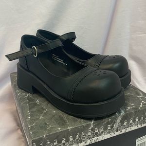 brand new demonia crux-07 mary jane shoes